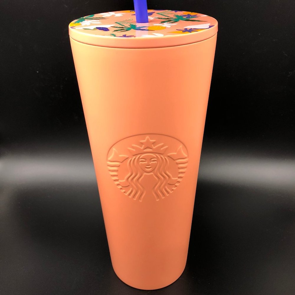 Starbucks Tropical Peach 24oz Matte Tumbler